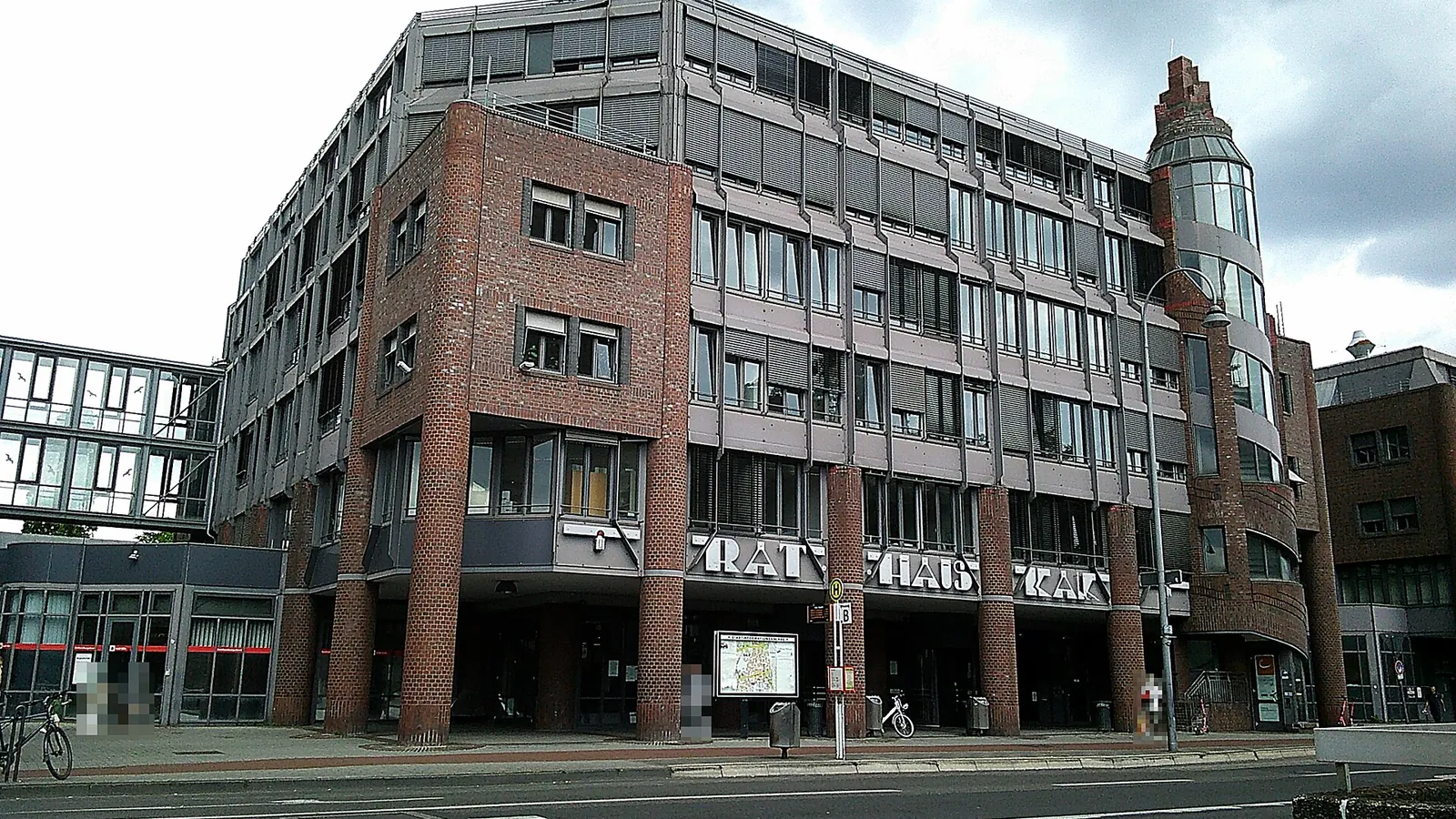 Historisches Kalker Rathaus und Verwaltungsbauten an der Kalker Hauptstraße in Köln