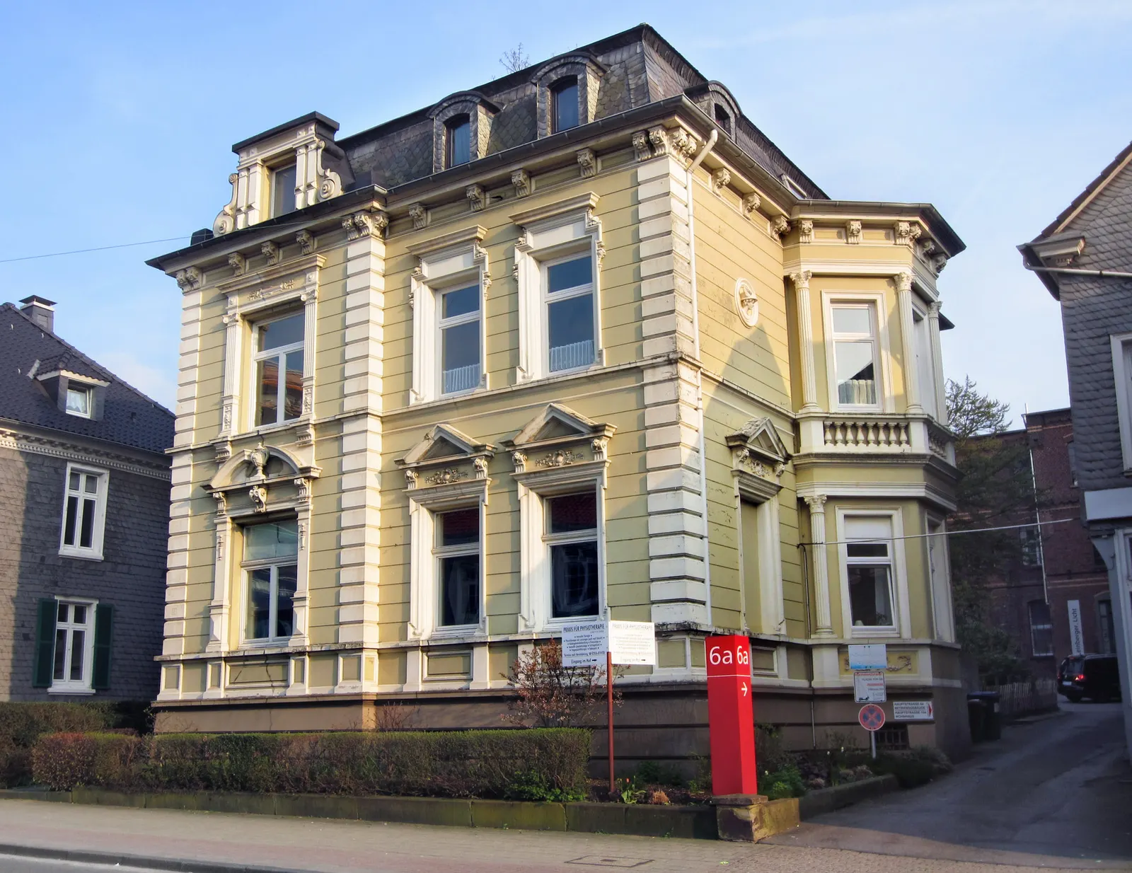 Denkmalgeschütztes Gebäude an der Hauptstraße in Schwelm